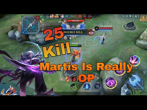 Martis Gameplay - Martis Best Build 2022 || Martis Legendary Maniac ~ MLBB #mobilelegends #martis