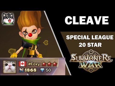 Summoners War - G3 SPECIAL LEAGUE CLEAVE | LAST DAY PUSH | 20 star mode