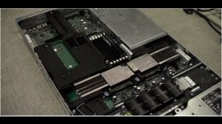 Dell PowerEdge 1850 1u Server Tour, Startup & Openup (Volume alert!!)