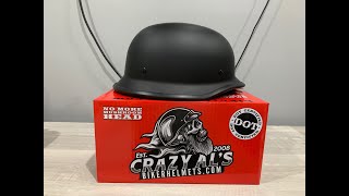 CRAZY AL’S GERMAN FLAT LOW PROFILE HELMET