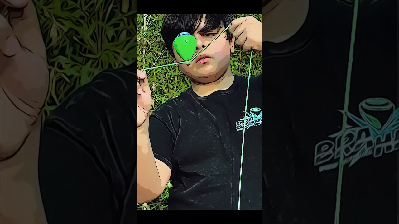 Truco con trompo de rodamiento 🚀 #acrobatics #trompo #trucos #juguetes #spintop