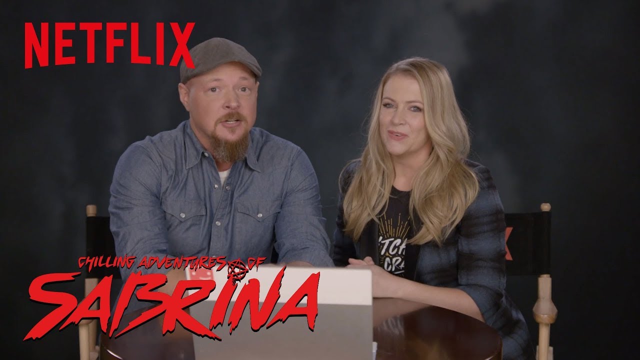 The Cast of Sabrina The Teenage Witch Reacts to Chilling Adventures of Sabrina | Netflix - YouTube