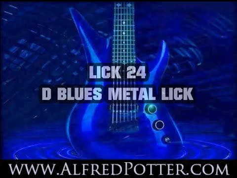 Lick #24 - D Blues Metal Lick + TAB