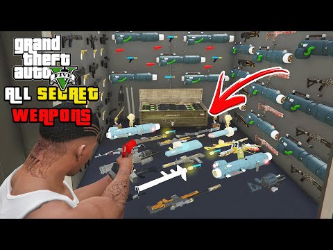 GTA 5 - How to Unlock Secret Weapons! (Fort Zancudo Weapons)