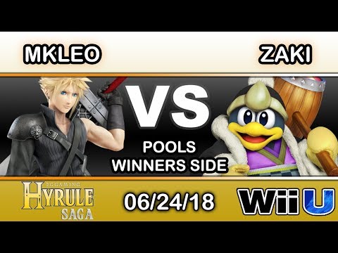 Hyrule Saga - Echo Fox MVG | MKLeo (Cloud) Vs. zaki (King Dedede) Pools - Smash 4