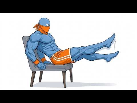 5 Chair Exercises That Burn More Belly Fat Than Walking | Every Man Should Do