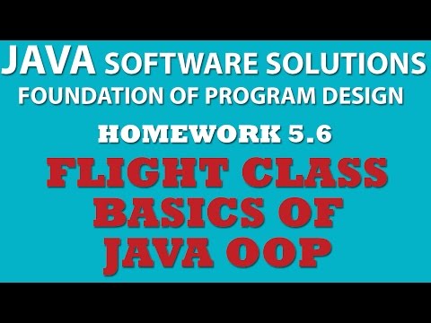 Java 5 6 Creating Flight Class Java Oop