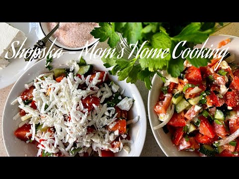 Shopska - The dishes mom made for me - Bulgarian Food Recipes in English
