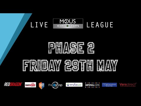 The MODUS ICONS OF DARTS LIVE LEAGUE - FRIDAY 29TH MAY