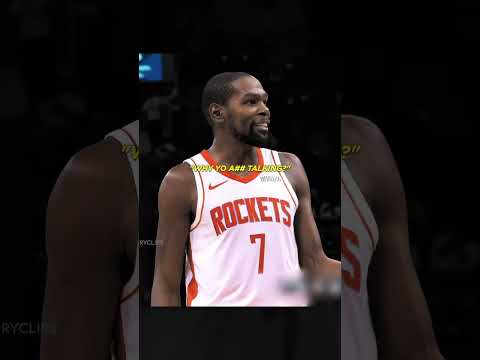 Durant TRASH TALKING in his Debut 😬