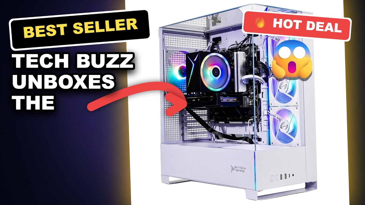 Tech Buzz Unboxes the Skytech Gaming Storm PC: Powerful AMD Ryzen and RTX 5050 Gaming Performance