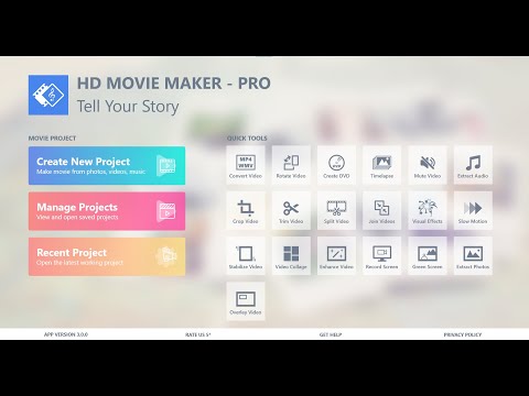 HD Movie Maker for Windows 10 - Getting Started Tutorial