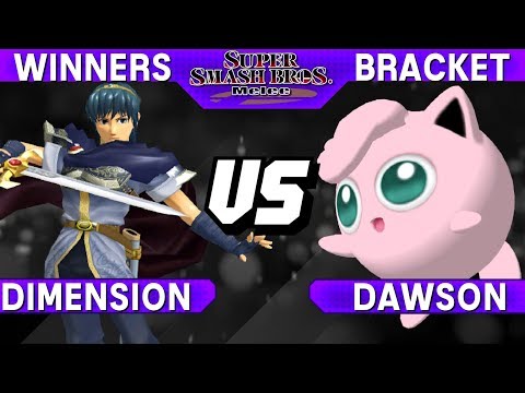 Smash Melee - Dimension (Marth) vs Dawson (Puff) - S@LT 191 Winners Bracket