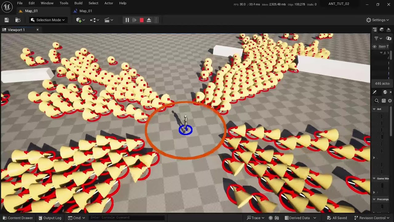 Create large crowds of enemies in Unreal Engine 5 with ANT plugin (tutorial)