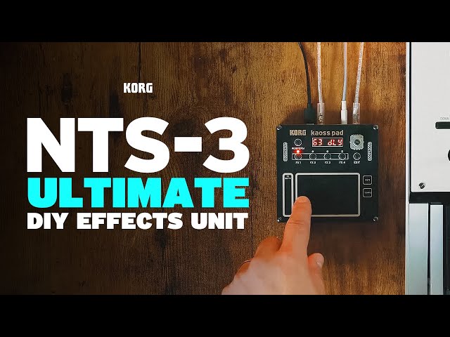 Vídeo relacionado con Korg Nu:Tekt NTS-3 KAOSS Pad DIY Kit - Sintetizador de Efectos Programable