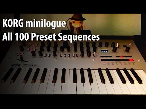 KORG minilogue - All 100 Factory Preset Sequences