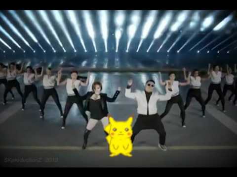Pikachu's Dance on Gentleman by PSY (Pokemon Go!)