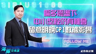 偏多震盪下中小型股仍有機會，留意明晚CPI數據影響｜海豚交易室｜范振鴻 (圖)