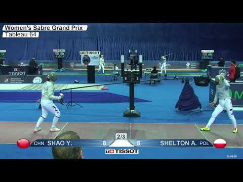 FE 2018 676 T64 31 F S Individual Moscow RUS GP RED SHELTON POL vs SHAO CHN