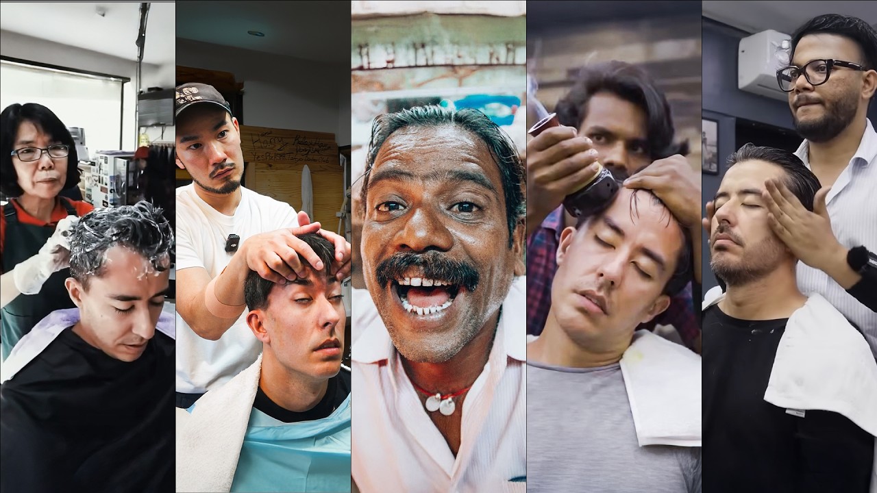 💈 (ASMR) 12 BEST HEAD MASSAGES I've Ever Experienced! 😵