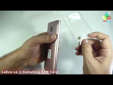 LeTv LeEco Le 2 How to install SIM Card