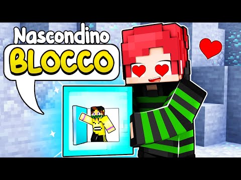 GIOCO A NASCONDINO MA ENTRO NEI BLOCCHI su MINECRAFT