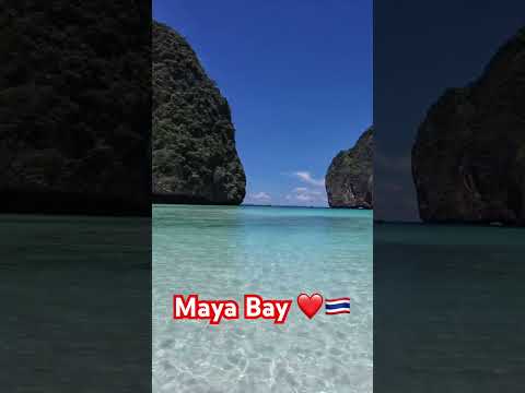 Maya Bay, Paraíso da Tailândia ❤️🇹🇭#thailand #paradise #beach #mayabay #thebeach #leonardodicaprio