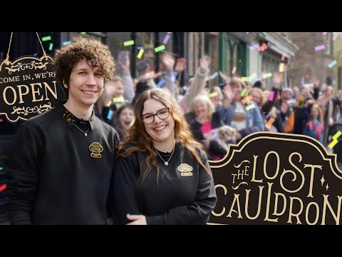 THE BIG DAY 🎉 The Lost Cauldron Shop Grand Opening! 🗝️✨ | Part 4
