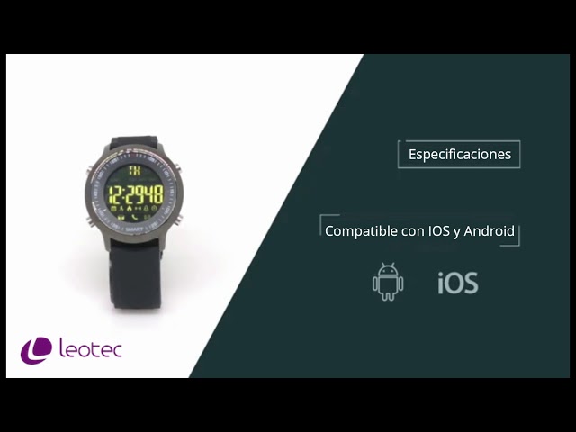 Leotec Hardy Life SmartWatch Azul video