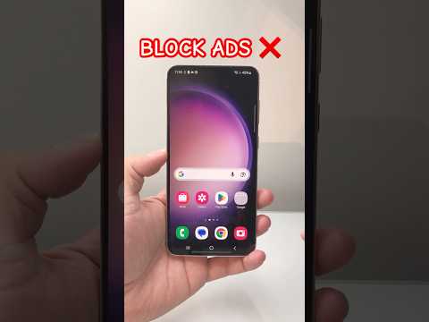 How to BLOCK ADS on Samsung or Android Phone #samsung #tips