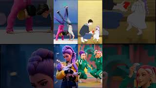 LEG FIGHTING?!😳 - Kpop Demon Hunters 😳 #sodapop #demonhunters #kpopdemonhunters