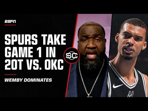 Victor Wembanyama DOMINATES in Double OT! Spurs Shock Thunder in Game 1