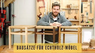 Ohne Werkstatt und Maschinen - Bausätze aus Massivholz für schöne Möbel