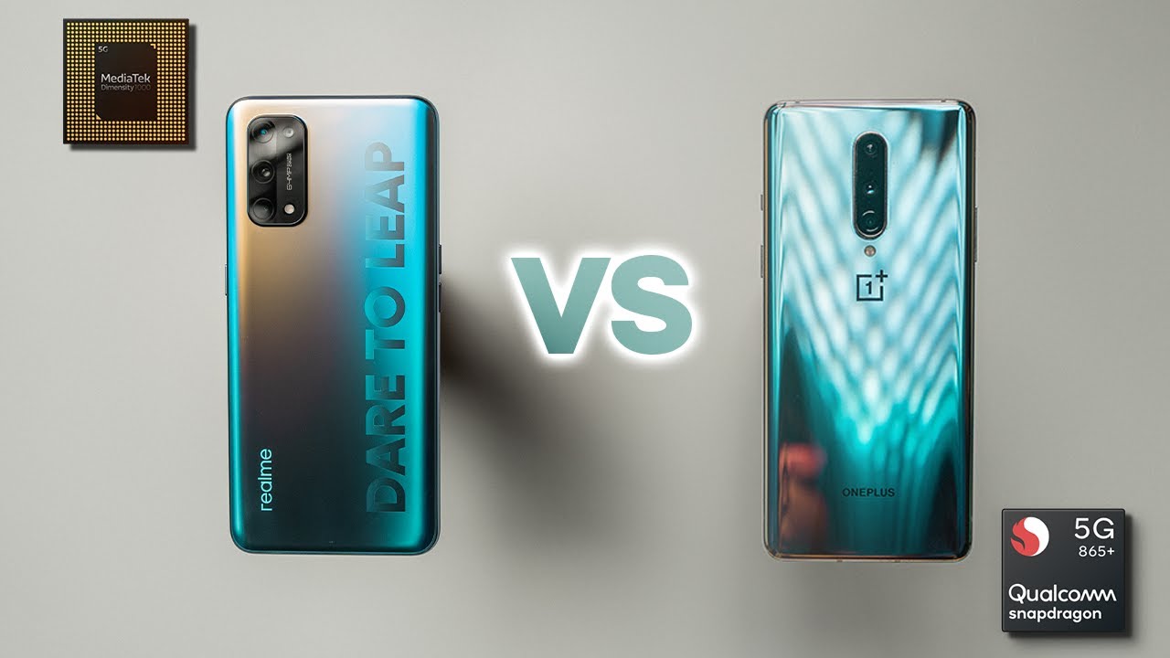 Realme X7 Pro vs OnePlus 8 SPEEDTEST - Snapdragon 865 or Mediatek Dimensity 1000+?!