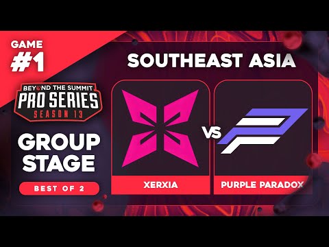 XERXIA vs Purple Paradox Game 1 - BTS Pro Series 13 SEA: Groups w/ T-Panda & hairy_freak
