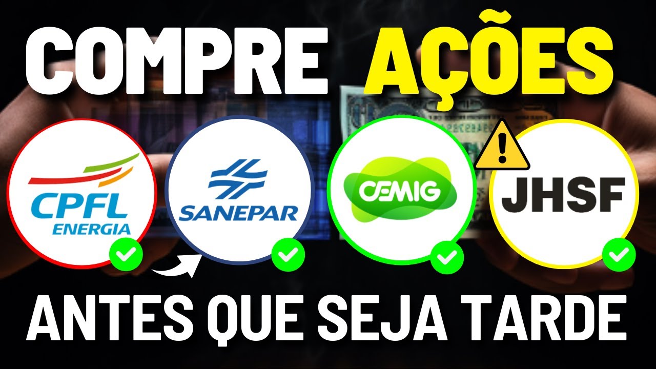 ANALISANDO AÇÕES BARATAS P/ COMPRAR HOJE! CMIG4 SAPR4 JSHF3 CPFE3