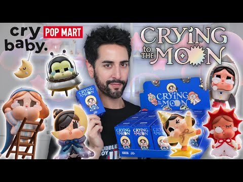 Pop Mart CRYBABY Crying to the Moon 🌙 Blind Box Unboxing (Full Series) 💜