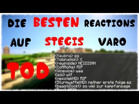 DIE BESTEN REACTIONS AUF STEGIS VARO TOD.