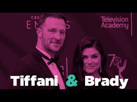 Tiffani Thiessen and Brady Smith interview about their early dating life and marriage