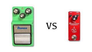 Video thumbnail for 83 Ibanez TS9 vs Keeley Red Dirt by shnobel