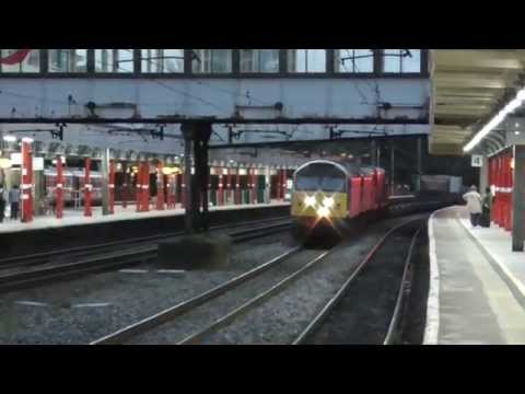 57002/57004 with 20308/20305 DIT, 6k73 Sellafield - Crewe flasks, 21st September 2015