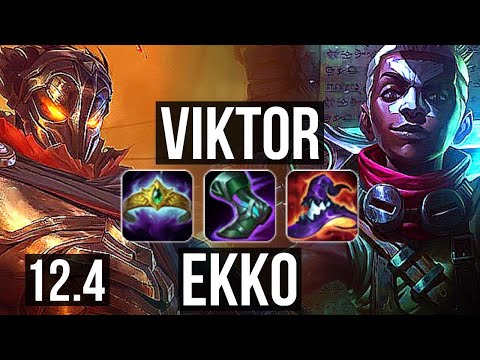 VIKTOR vs EKKO (MID) | 11/1/9, Legendary, 1.0M mastery | EUW Diamond | 12.4