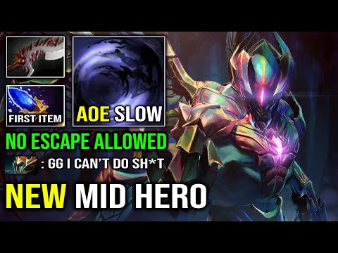 NEW MID HERO 1st Item Scepter AoE Slow Void Solo Mid Nightstalker 100% No Escape Allowed Dota 2