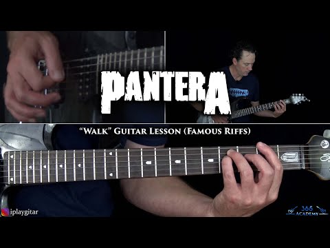 Walk Guitar Lesson - Pantera (Famous Riffs)