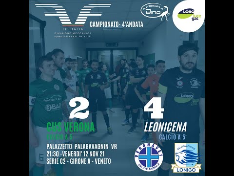 12/11/21- CAMPIONATO C2- CUS VERONA 2-4 LEONICENA FUTSAL FULLHD
