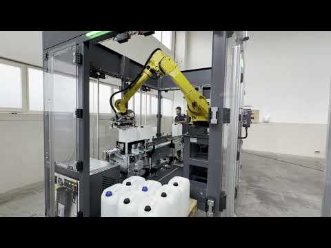 Bidonlar / Bidon / Sıkıştırılmış Konteynırlar için KRONOS Paletleme Robotu