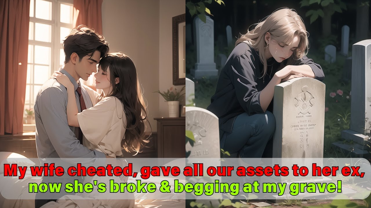 Wife cheated, gave all our assets to her ex,now broke & kneeling at my grave,crying for forgiveness!