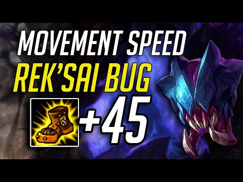 Riot Broke Rek'sai AGAIN - Up to +45 Movespeed FREE  - Challenger Commentary