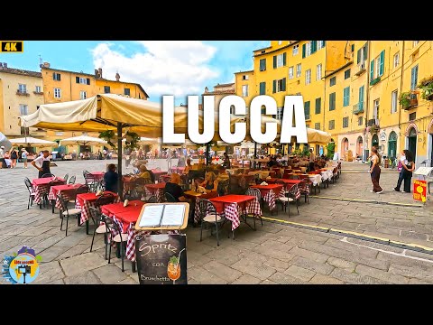 Lucca, Tuscany Walking Tour, Italy | One Of Italy's Most Beautiful Walled Cities, Explore Tuscany 4K
