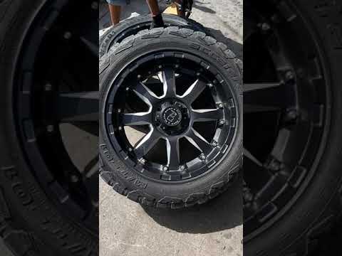 black Rhino Sierra on Mud terrain tires